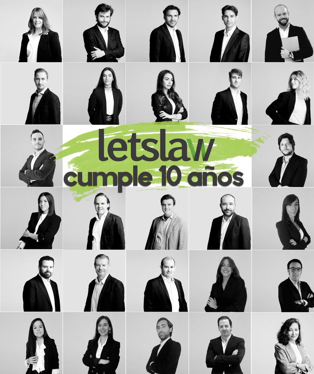 Estamos de celebración en <a href="/Letslawfirm/">Letslaw</a> y es que ya son 10 años acompañando sl ecosistema #emprendedor en España. 

Cientos de #startups y empresas a las que hemos podido ayudar.

Hoy queremos agradecer a todos los que han sido parte de este camino. 

 #10 #Aniversario #derecho
