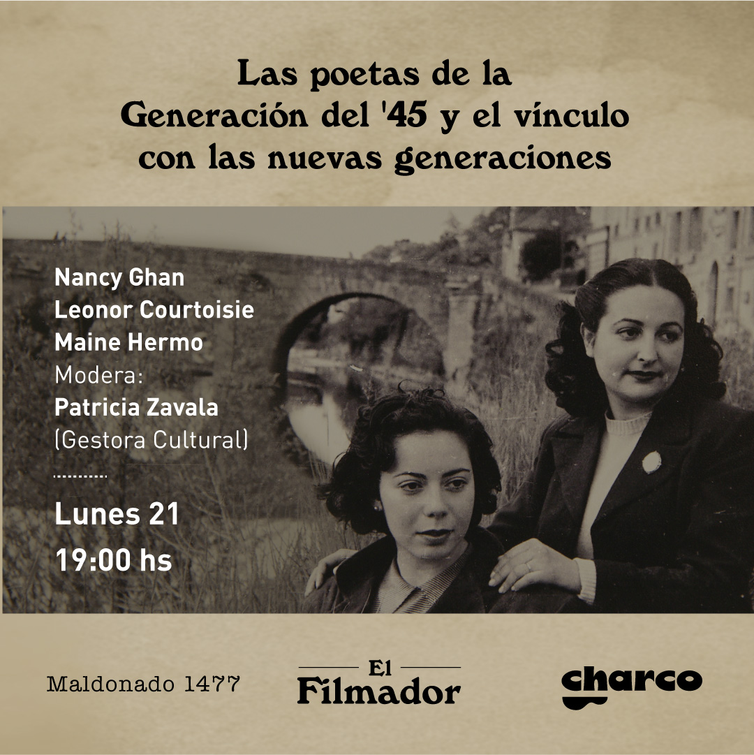 La otra TERTULIA será sobre la poesía de Amanda Berenguer y los vínculos con las nuevas generaciones

Participarán:
@nandreghan
<a href="/leonor__sofia/">Leonor Courtoisie</a>
<a href="/MaineHermo/">Maine Hermo</a>
 
Modera: @patizavala (Gestora Cultural)