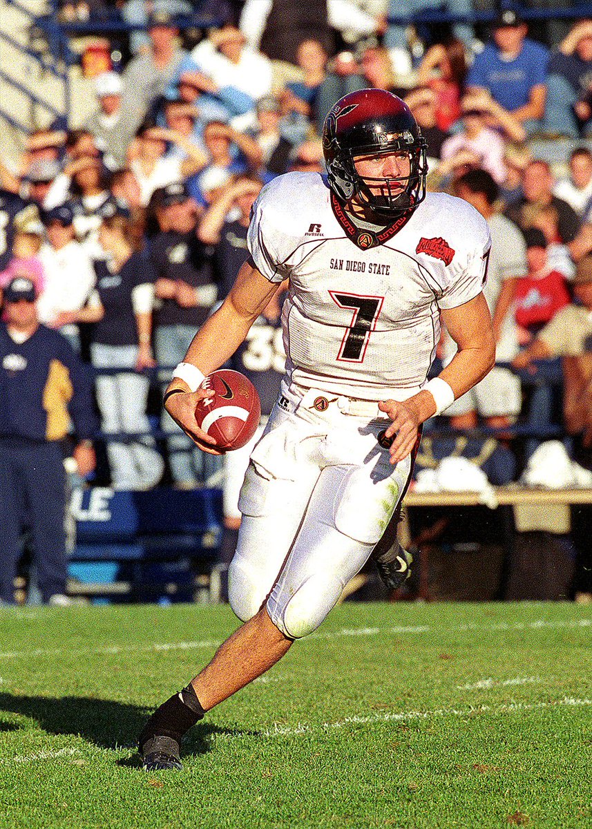 AztecFB's tweet image. Some of the Aztec greats from the 2000s: QB @KevOC7, @kirkmorrison, @jrtolver16 &amp;amp; Ryan Lindley.

#AztecFootball100 | #AztecsForLife