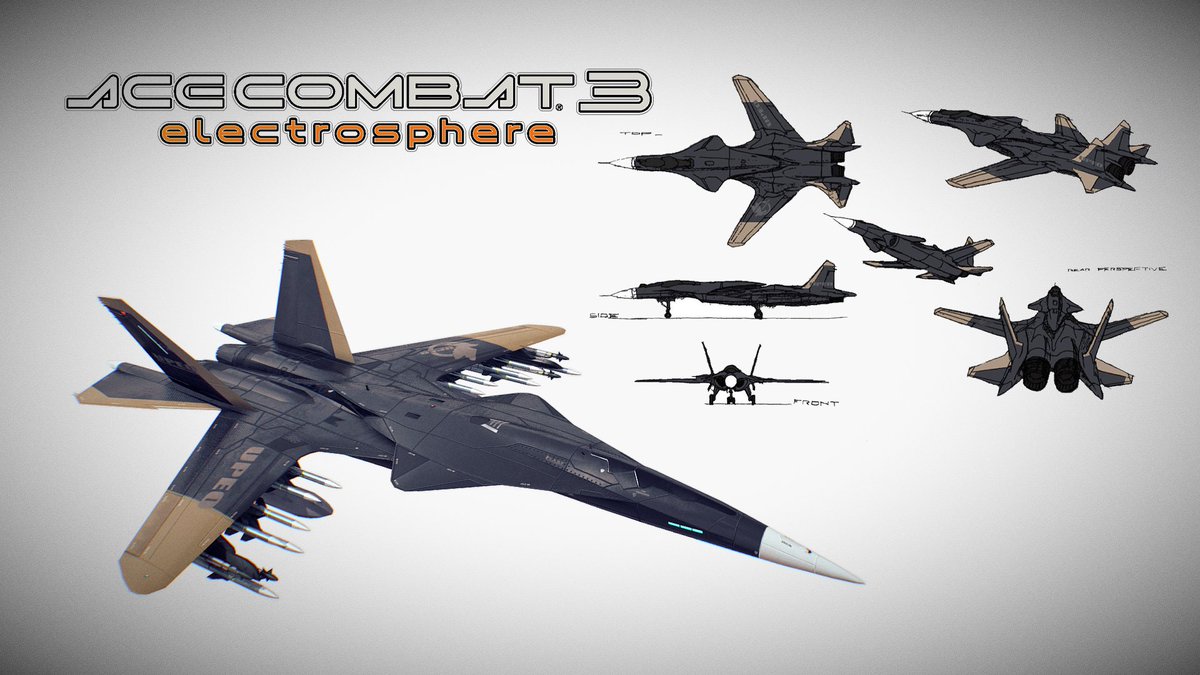 Hellrot2's tweet photo. Just completed my take on Su-43 Berkut based on #ACE3 concept art by @yosimizu.

See the model on @Sketchfab:

https://t.co/Cl9WRZ64ol

Thank you @kazutoki and #ProjectAces for reviving the series with #AceCombat7, and congrats on its 3rd anniversary!

#ACECOMBAT #ACE26th https://t.co/jumD7Mm2Bo
