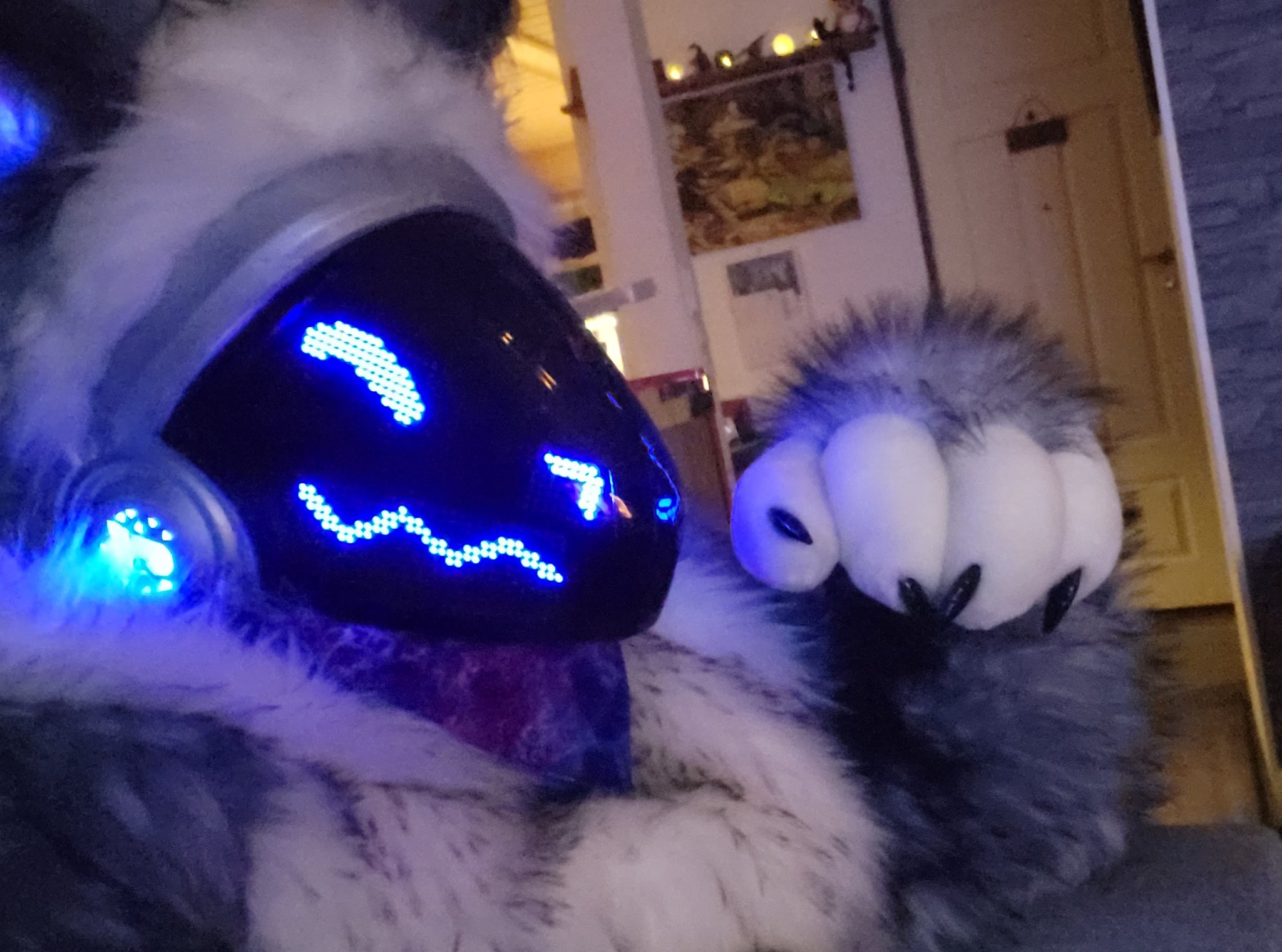 Nolla on X: Snuggletoaster :3 #protogen #fursuit #furry