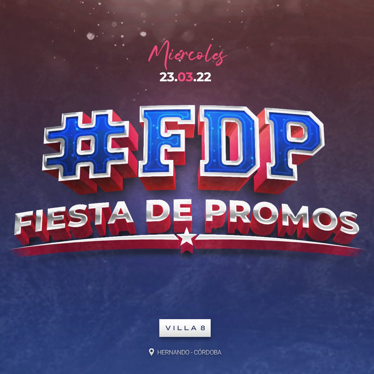 Miércoles 23 💣 <a href="/VillaOchoClub/">Villa 8 Club</a>  #FDP con <a href="/Juuanchii/">JUANJO FRASSETTO</a> 🎧 animación #MartinGuerrina