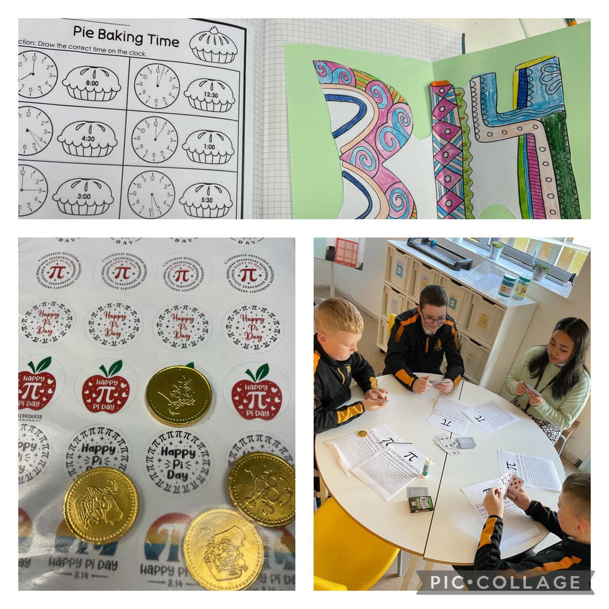 SJNMaestegALN's tweet photo. Ahoy Schoolmates🏴‍☠️ Pi activities in full swing today! We knew so many facts and received delicious rewards from our own pirate, Miss Beech. #SJNurture🌱 #Numeracy #literacy #ExpressiveArts 🎨 #PiDay2022 @MaestegSchool💛🖤 https://t.co/XEgXqvoG74