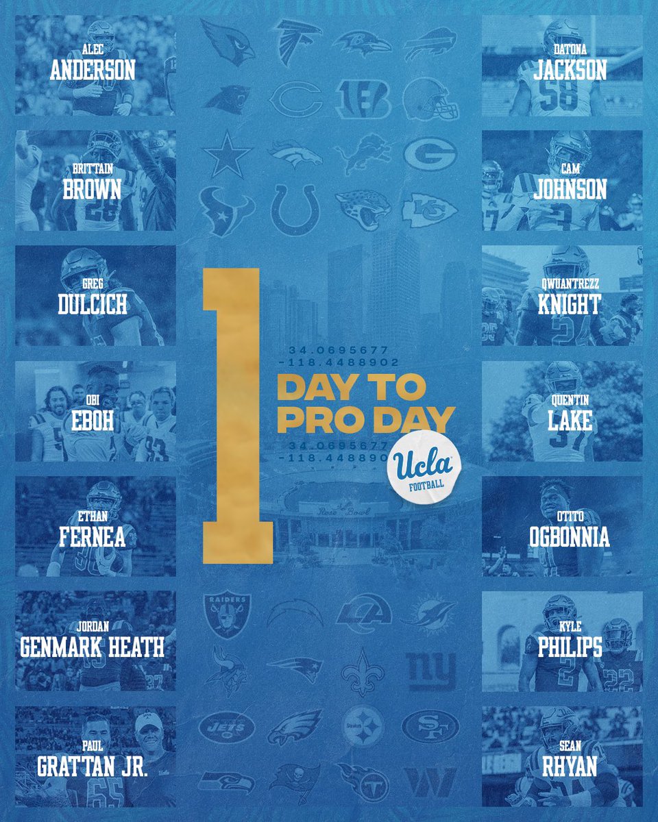 Big day TOMORROW! #GoBruins