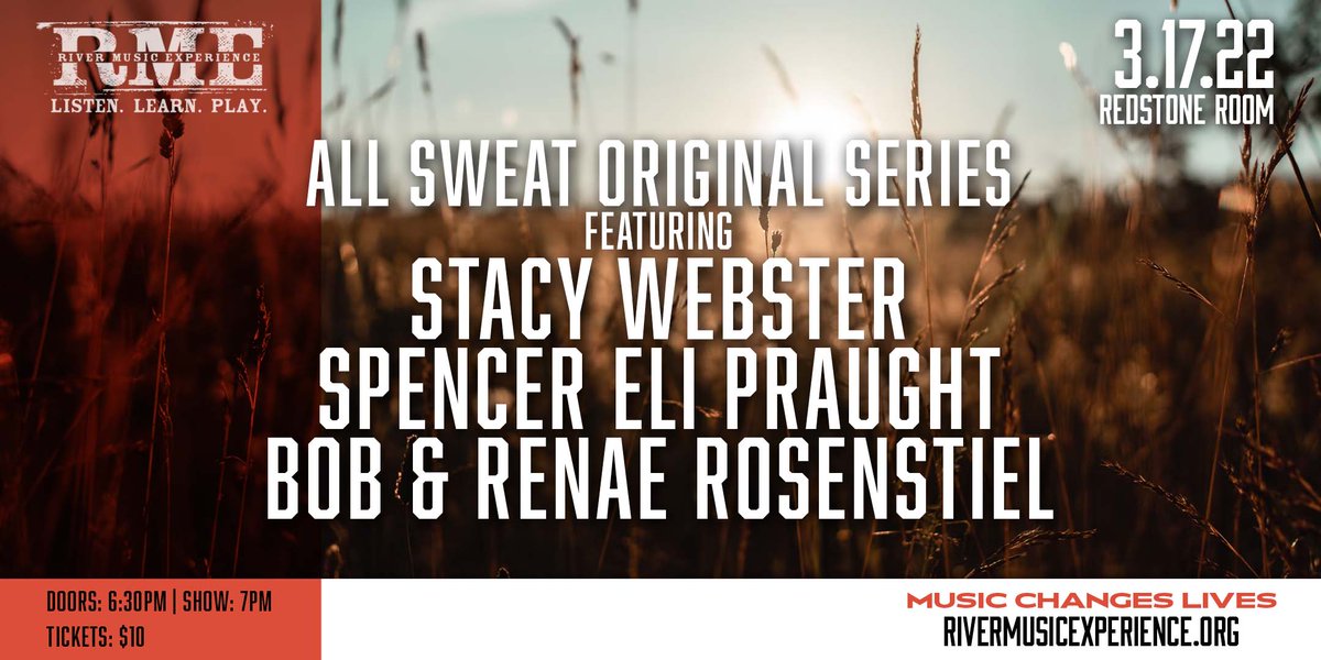 CommonChordQC's tweet photo. This week in the Redstone Room we have an All Sweat Original Series performance featuring Stacy Webster, Spencer Eli Praught, and The Rosenstiels!

Tickets at https://t.co/onGnz528q4 https://t.co/8CQ4x136NU