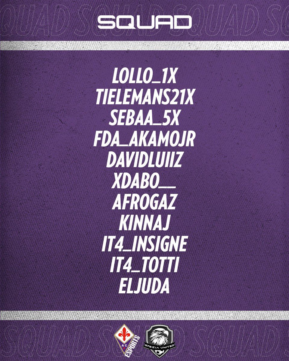 FalconsVPC's tweet photo. 🎮 L’ennesima stagione è alle porte, buon ProClub a tutti.
🏆 @VPLItaly
🆚 @SpeziaUnited
🕰 23:00
📺 https://t.co/cp7DjkVg03
#FLSquad #ForzaViola 🟣⚜️ https://t.co/DPpIzfTn9e