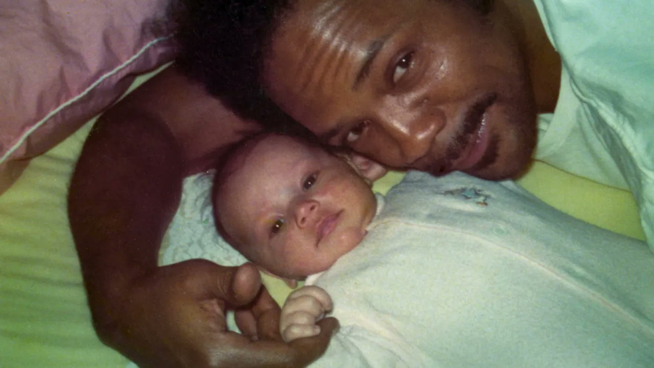 Quincy Jones with his newborn daughter Rashida. Happy Birthday, Quincy Jones! 