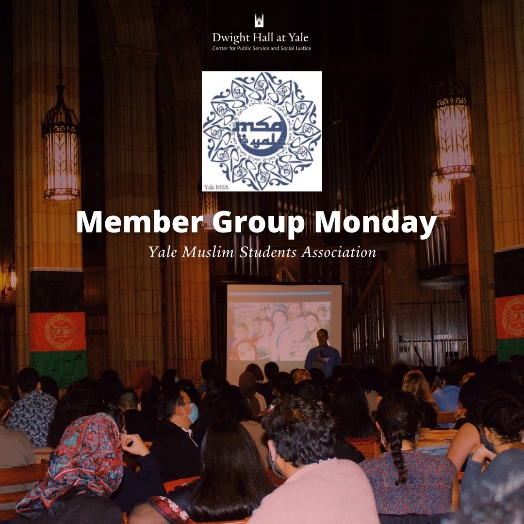 DwightHallYale's tweet photo. The Muslim Students Association provides Yale students with the opportunity to come together in a supportive Muslim environment. MSA seeks to educate and raise awareness about Islam in the Yale and New Haven communities.
#MemberGroupMonday #ChangeHappensHere #DwightHall #yale https://t.co/IUkq0r8Sh7
