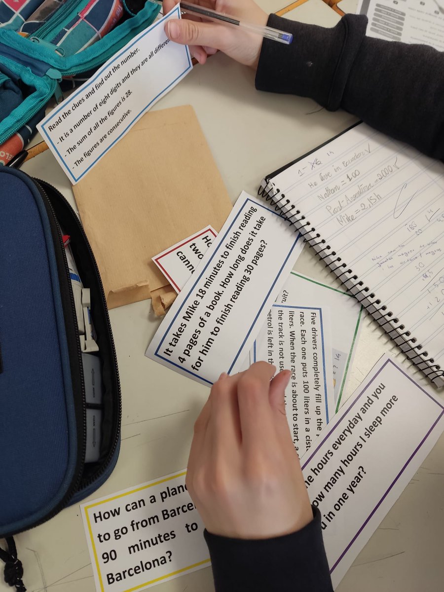 LestonnacTgn's tweet photo. 6è prim- celebrem el #diadelesmatemàtiques amb activitats especials! Descobrim els matemàtics, comprensió matemàtica, #flipitty, enigmes...
Un gran dia! #lestonnacTgn https://t.co/BAGWo0yKTt