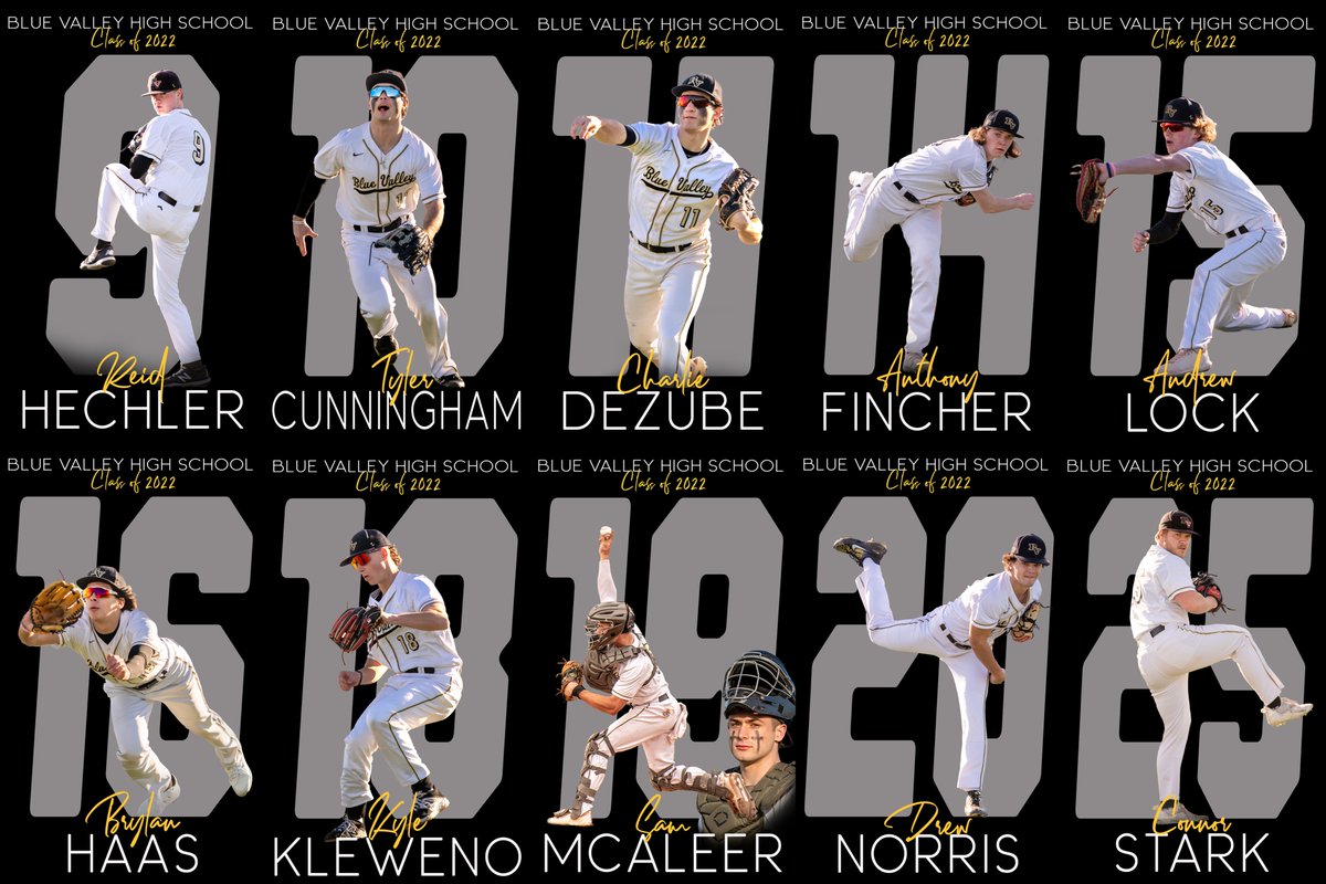 Your Blue Valley High School Baseball Class of 2022!
#NextUp