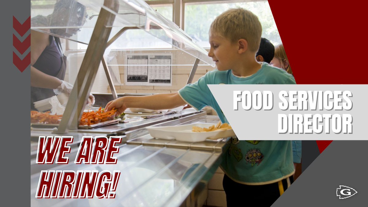 𝐍𝐎𝐖 𝐇𝐈𝐑𝐈𝐍𝐆: 𝐅𝐨𝐨𝐝 𝐒𝐞𝐫𝐯𝐢𝐜𝐞𝐬 𝐃𝐢𝐫𝐞𝐜𝐭𝐨𝐫 🥪 🍎

Do you love cooking, creating new &amp; healthy dishes, interacting w/ Ss &amp; developing + implementing short/long-term goals? This is the job for you!

Apply today > gasd-pa.org/FoodServicesDi…

#GASDisGreat #Hiring
