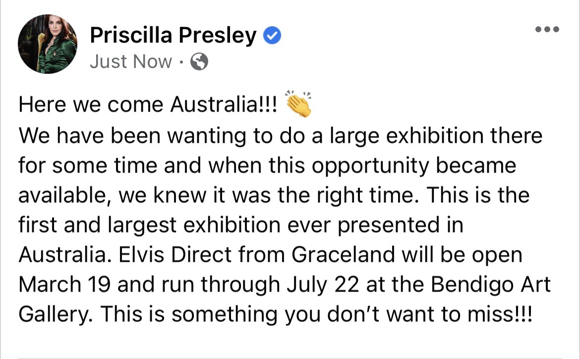 Priscilla Presley (@cilla_presley) on Twitter photo 