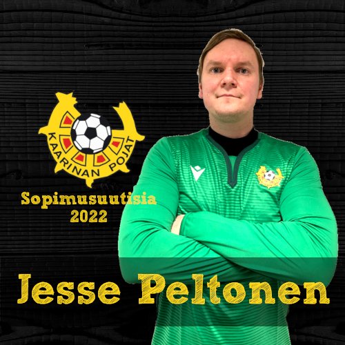 KaarinanPojat's tweet photo. Kokenut Jesse Peltonen tekee paluun KaaPoon!
Linkistä Jessen ja päävalmentajan haastattelu https://t.co/eL7nVjlGyK
@MiestenK https://t.co/KPV5zzhL57
