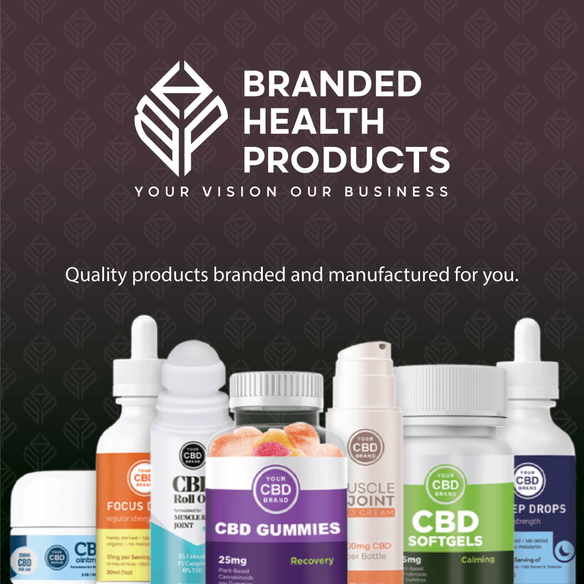 BrandedHemp's tweet photo. All great products are built with passion and purpose! BH Products proudly offers high quality, bulk, natural products for you. #hemp #bulkhemp #cbd #calm #focus #relax #stressrelief #sleepaid #whitelabelcbd #boston #brandedhealthproducts #cbdwellness #bhp #brandedhealth https://t.co/u5YNdq9VQ3