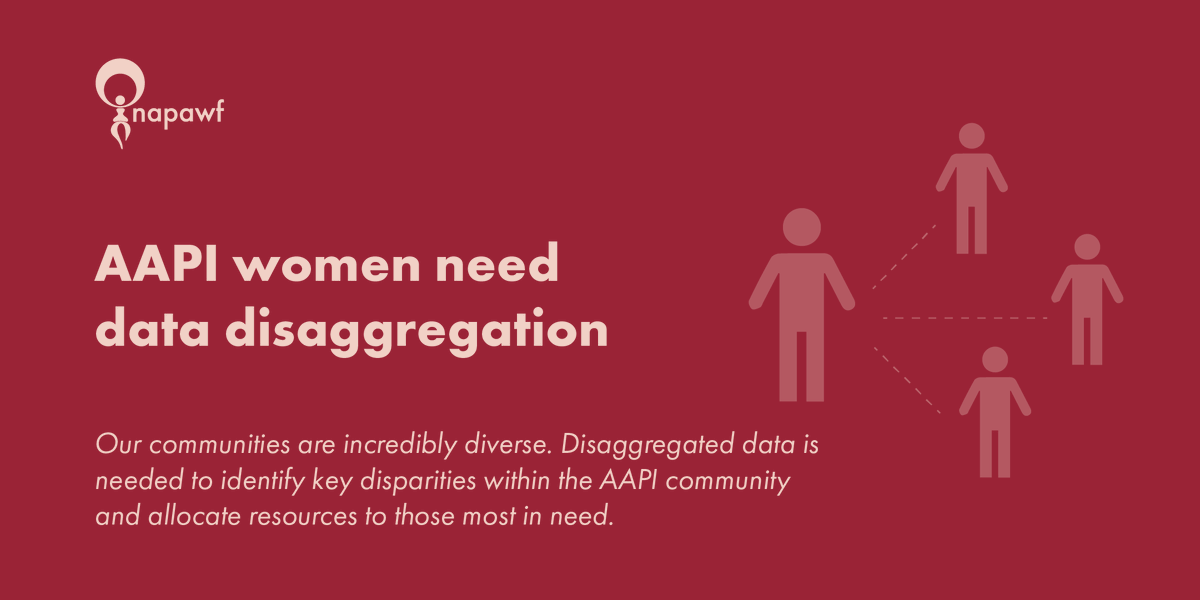Data disaggregation is needed to identify the disparities within the #AAPI community + allocate resources to those most in need. 

Please read and share @napawf, <a href="/taaforg/">The Asian American Foundation</a> + @kacfny’s safety report, so the issues of #AAPIwomen are seen: napawf.org/stateofsafety

#ActToChange