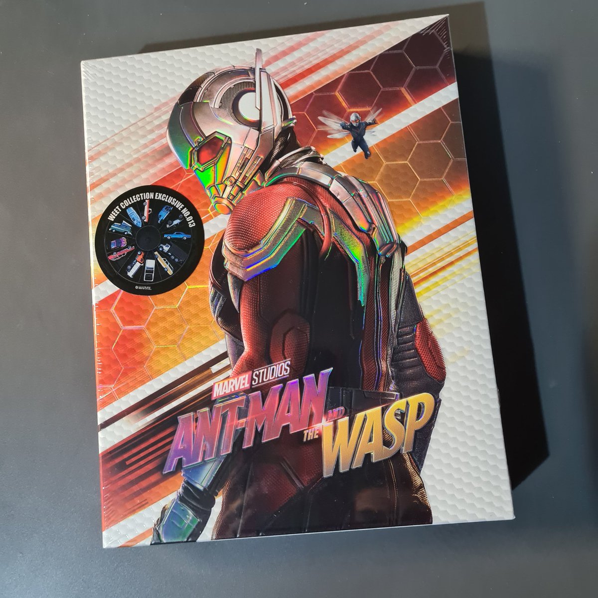 #MondayBlus WeEt exclusive Antman And The Wasp fullslip edition. #BluRay #BluRayCollector #PhysicalMedia #PremiumSteel