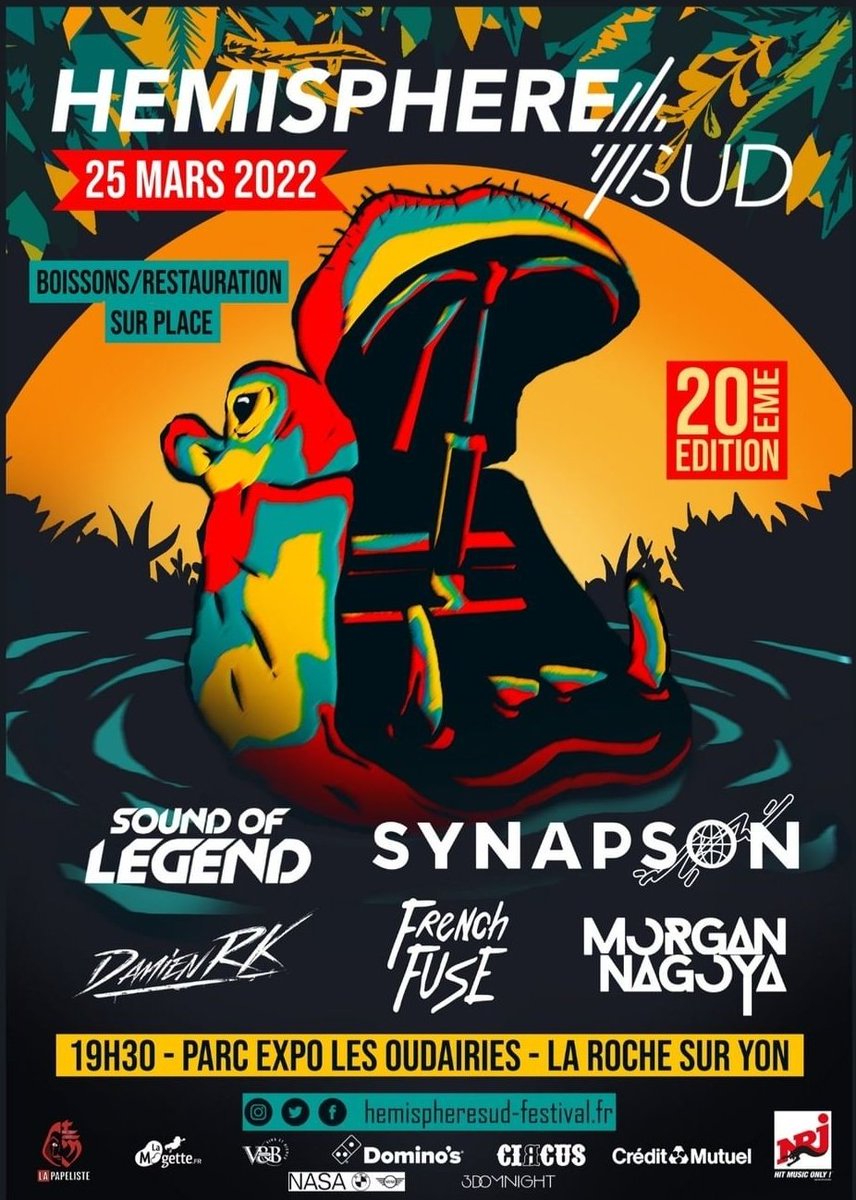 HS_officiel's tweet photo. 🔥J-15 avant le jour J les amis !!🔥
 
BILLETTERIE : https://t.co/fB0Bihz4MH
Nos artistes internationaux vous donnent rendez-vous dès 19h30 le vendredi 25 mars au Parc Expo les Oudairies de La Roche-sur-Yon pour y mettre le feu
✅ Restauration sur place
✅ Boisson sur place https://t.co/NKSncrfhRw
