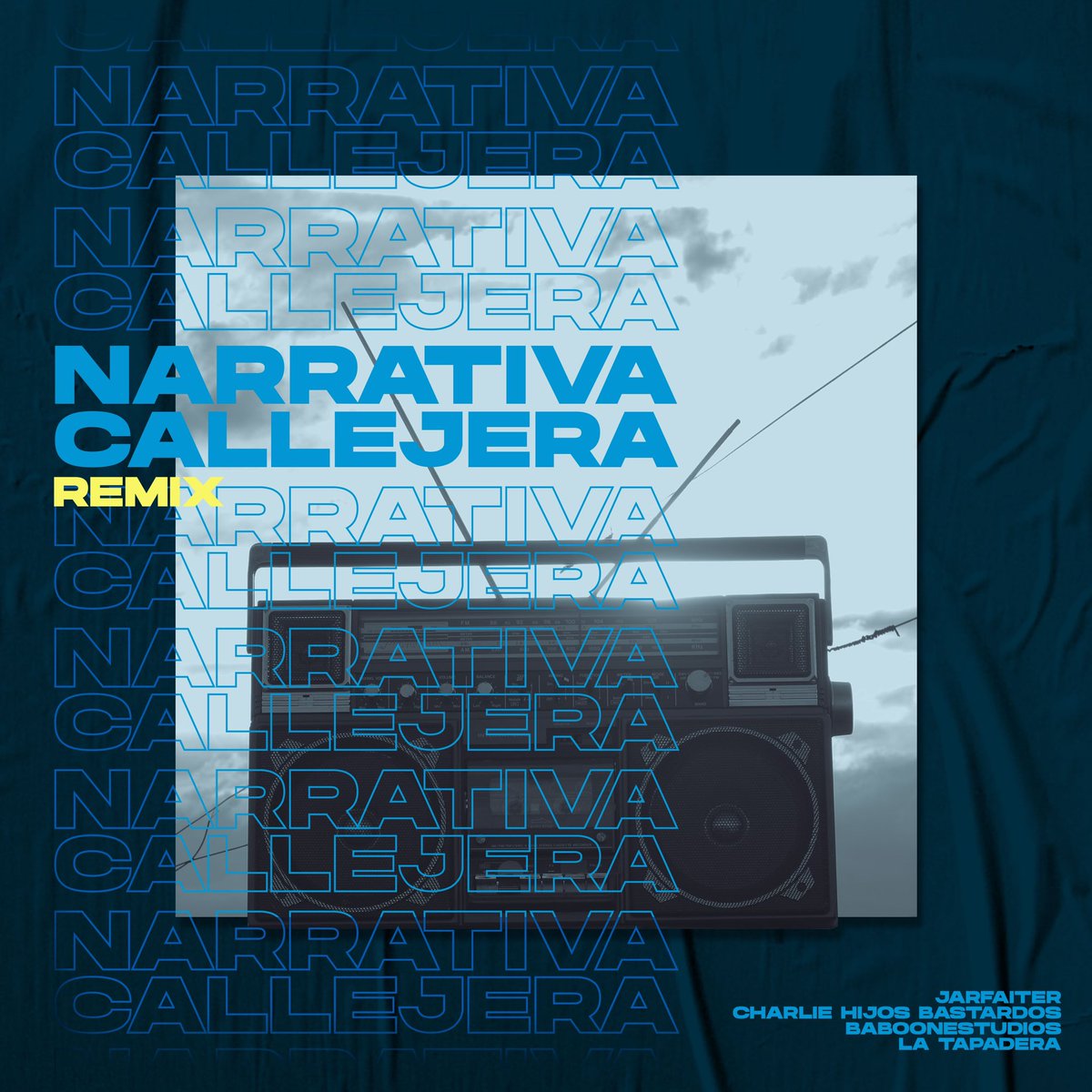 Narrativa Callejera REMIX
<a href="/jarfaiterlc/">jarfaiterlc</a> #charliehijosbastardos <a href="/LaTapaderaProds/">TapaderaProducciones</a> <a href="/BaboonEstudios/">BaboonEstudios</a> 

youtu.be/iTAMnNRc1kA
