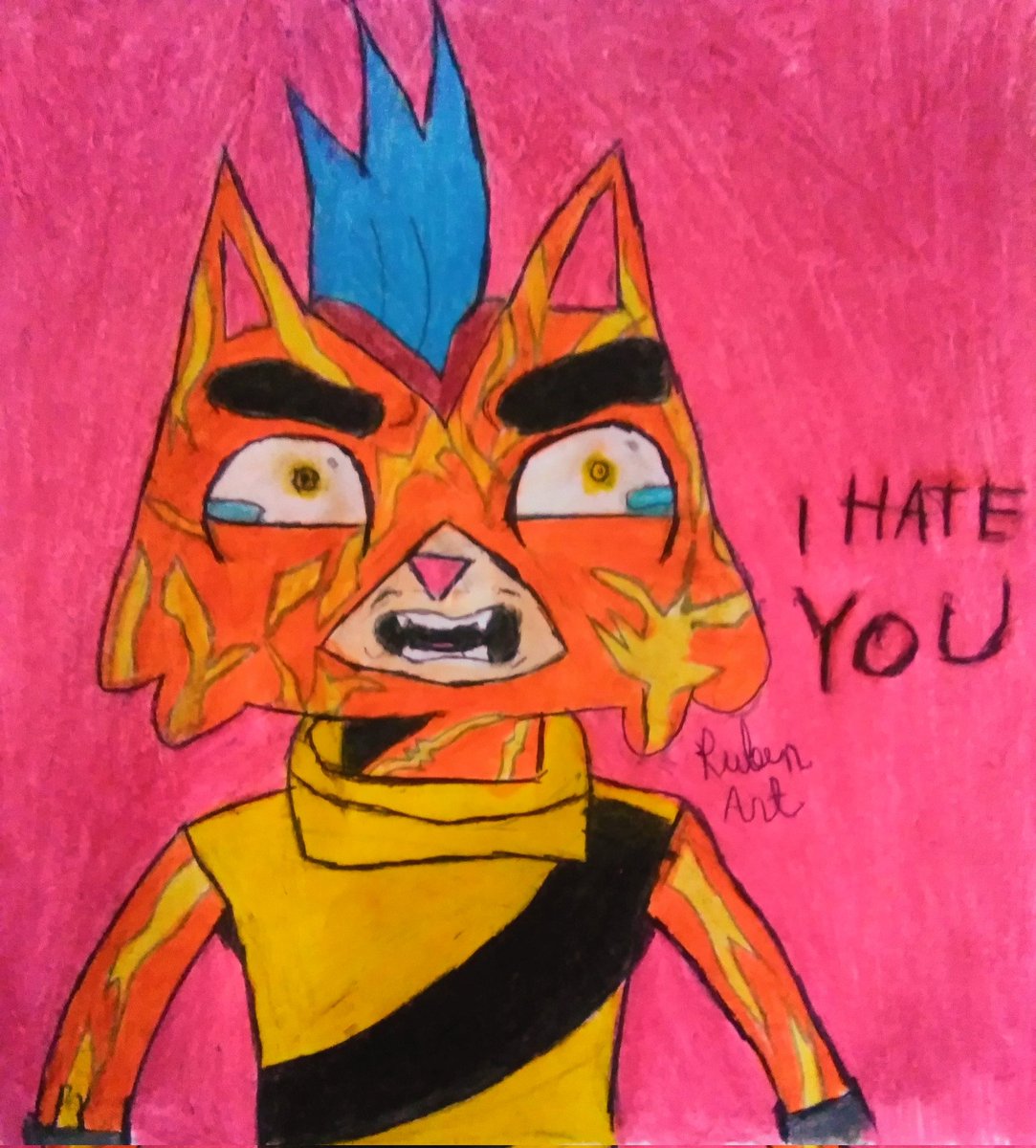 BulaMilano's tweet photo. "I HATE YOU"
Late as usual, but I couldn't stay without making this fanart of the discarded audio from The Devil's Den. 
I loved this part, but it destroyed me 💔
#FinalSpace #LittleCato #Avocato #RenewFinalSpace #TheDevilsDen https://t.co/kLoHoXM1Qh