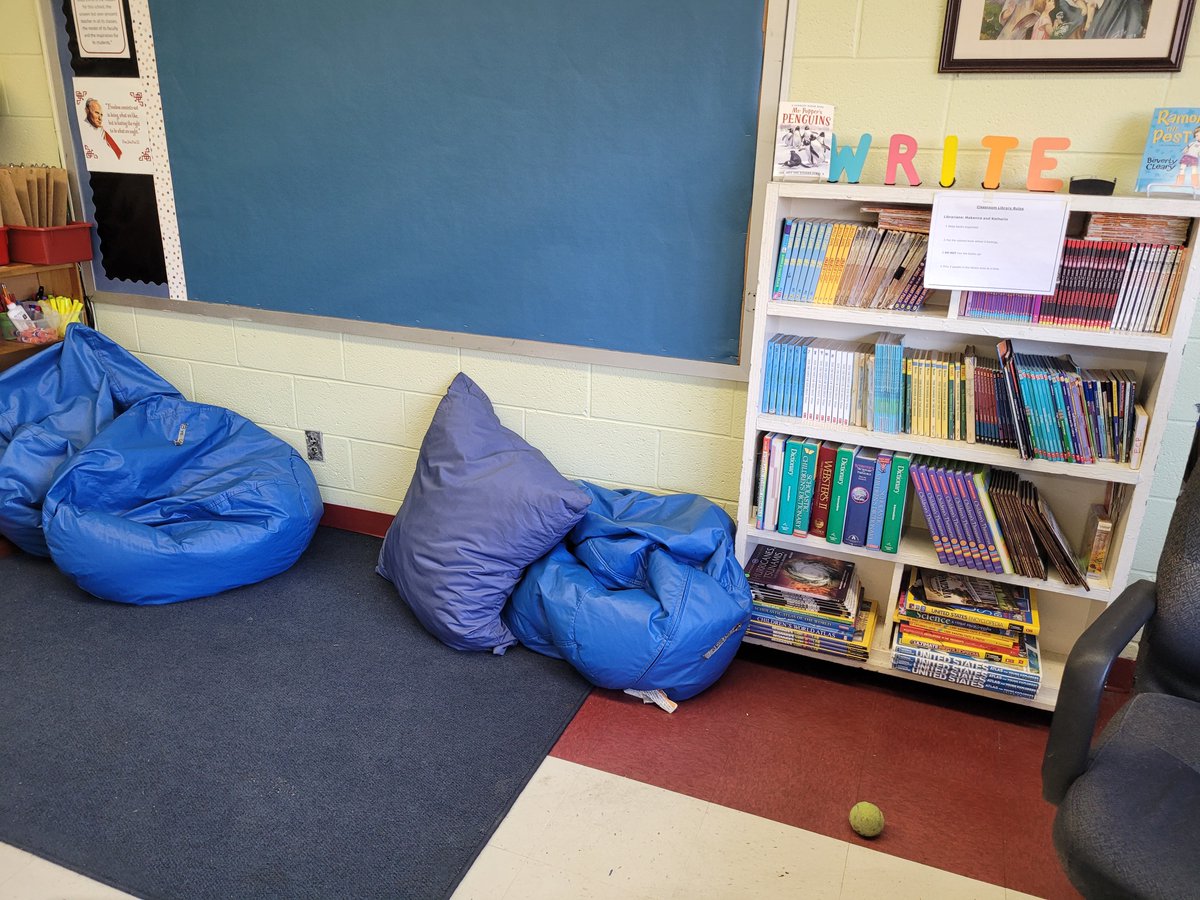 StJosephsRCS's tweet photo. After our #collaborationday ended at noon, we had teachers STILL collaborating! 5th grade worked w/ 3rd grade to add calming color theme & make more collaborative spaces for her Ss. #weloveourteachers #dedicated #itsavocation @ADWCathSchools @NCEATALK #adwcommUNITY https://t.co/rk8Bho4sZY
