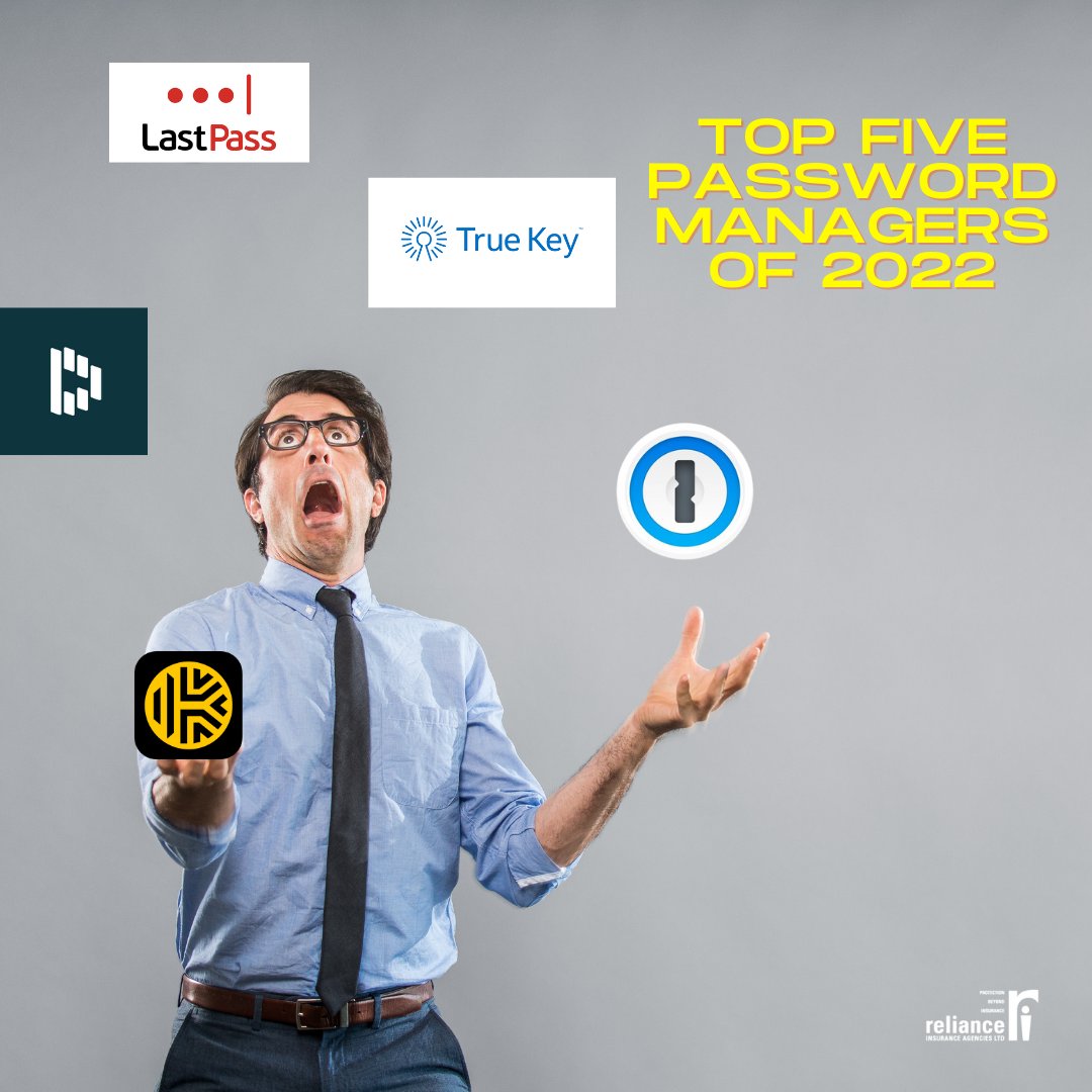 relianceins's tweet photo. No need to memorize 100 passwords, find a password manager and simply memorize one. 
Here is our list of the Top Five Password Managers of 2022: https://t.co/oXpjxMSHU8

#passwordmanager #passwords #worldpasswordday #passwordsecurity #newtechnology #software #DigitalMarketing https://t.co/O7L31jk5BC