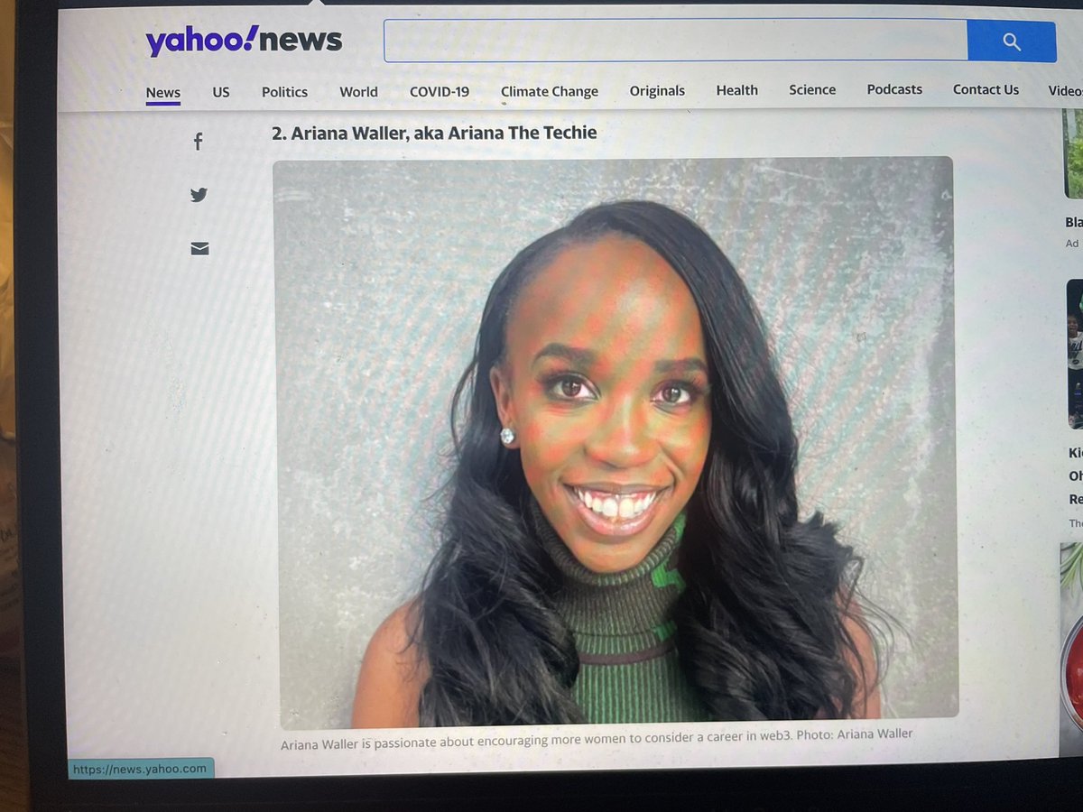 arianathetechie's tweet image. This morning I had to reflect

8 years ago I first learned how to code, 2 years later decided to drop out of college.

Im one of few women GLOBALLY, whose a software engineer and founder in Web3!

Thank you @YahooFinance for naming me Top 10 Female Founders in the Metaverse 😭👇🏾