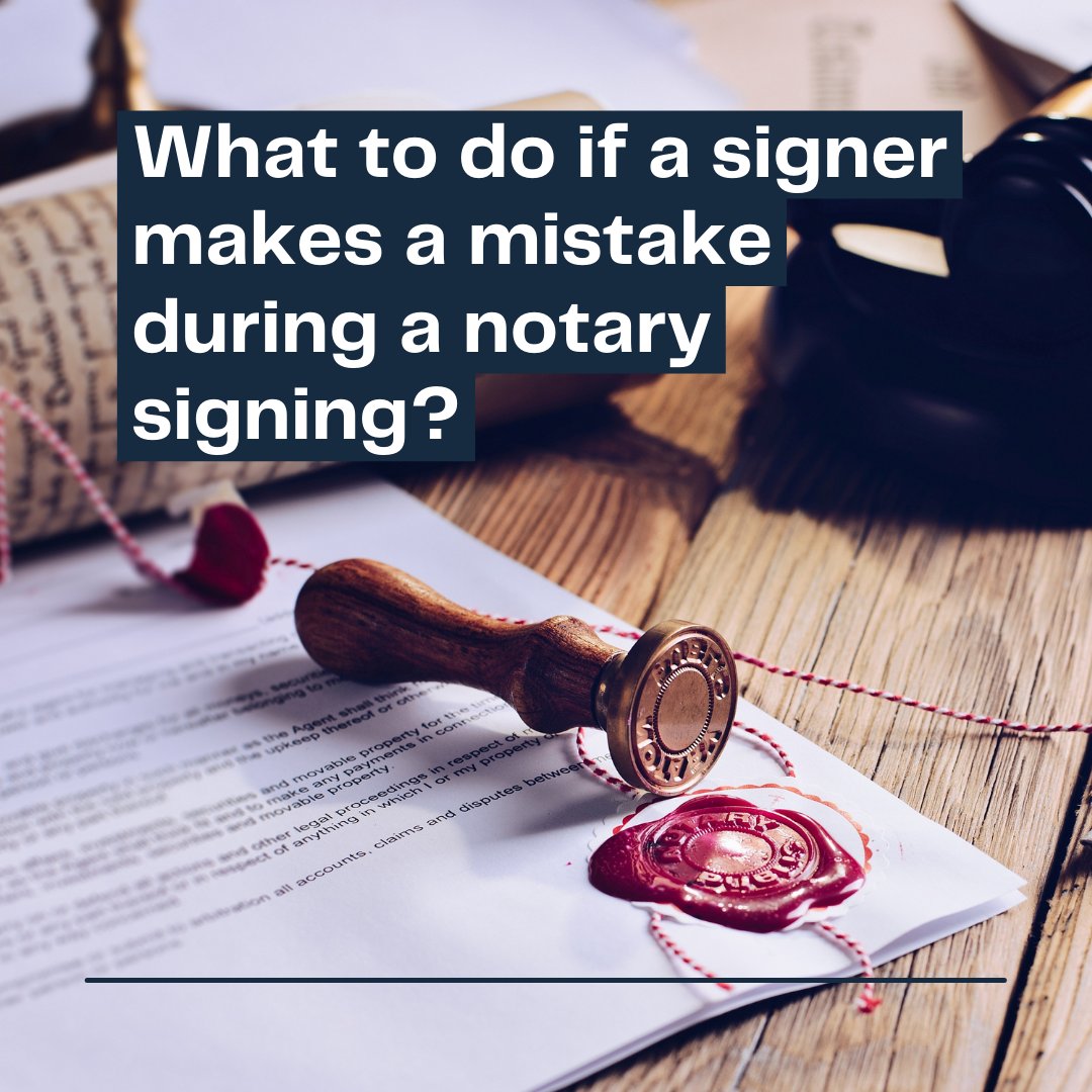 TimiosInc's tweet photo. Need a quick fix to a signer’s mistake? SWIPE to see what a notary’s next steps should be.
Source: NNA
#NotaryKnowHow #notarypublic #signingagent #signermistakes #titleandescrow #realestate $IDEX https://t.co/xebZ70tVkK