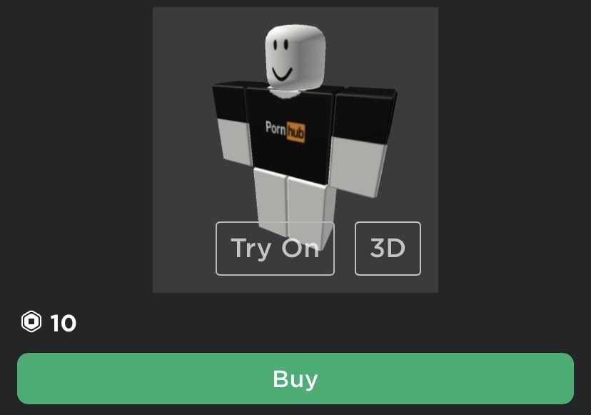 roblox: *deletes a shirt that has a puppy on it and bans the uploaded for the 7 days*
also roblox: