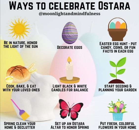 thewitchbrmclst's tweet photo. Ways to celebrate Ostara https://t.co/99jhW3b9RH