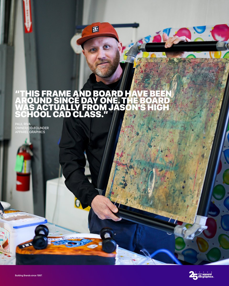 apparelgraphics's tweet image. The day is all his. Join us in wishing our fearless leader, Paul Riva a happy birthday.