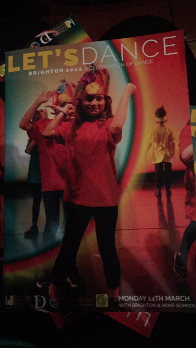 Grasshoppers class are in the Brighton Dome very excitedly waiting for the “Lets Dance” event to start. Did we say they are excited!? 😂