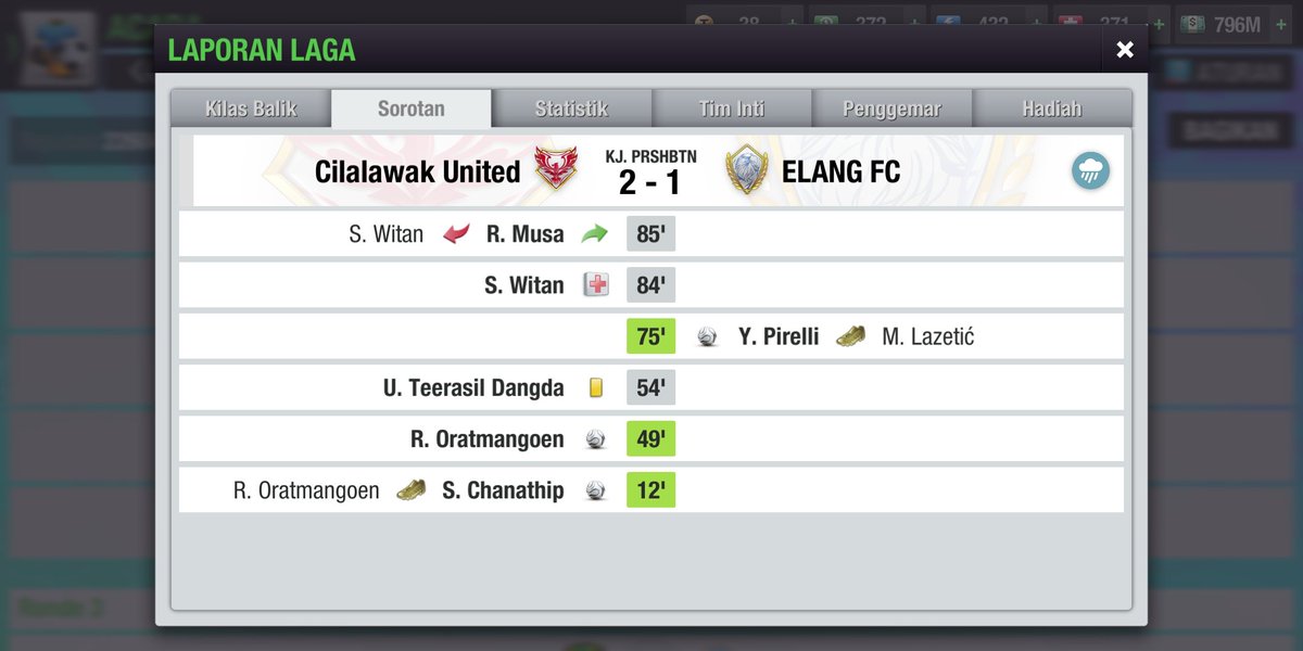 Cilalawak_Utd's tweet photo. #Matchday_2
@Liga2TEI kami berhasil mendapatkan kemenangan yang kedua saat menjamu @Elang_Fclub ๐ฅ
#RIUNGKEUN https://t.co/jxigAUCd7z