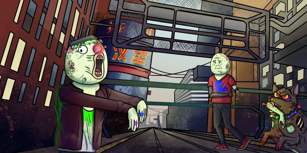 Remember when they said NFTs were dead? Not yet, they are REBORN into #CyberMemes zzzombiee 🧟

#NFT #NFTs #NFTGiveaway #NFTCommmunity #NFTCollection #memes #memesdaily