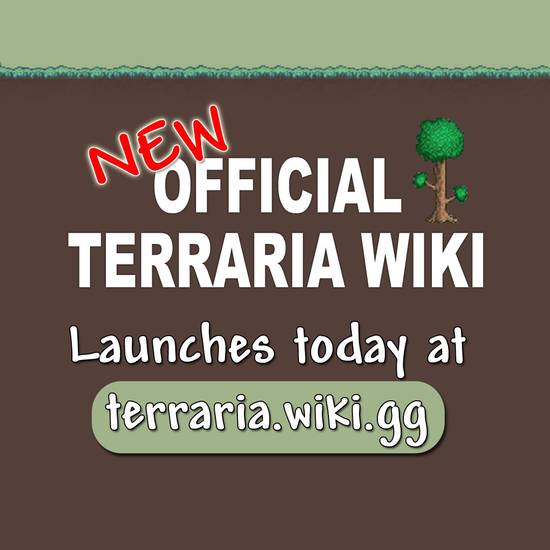 Terraria🌳 on X: The new Official Terraria Wiki has launched! Get all of  the details here   / X