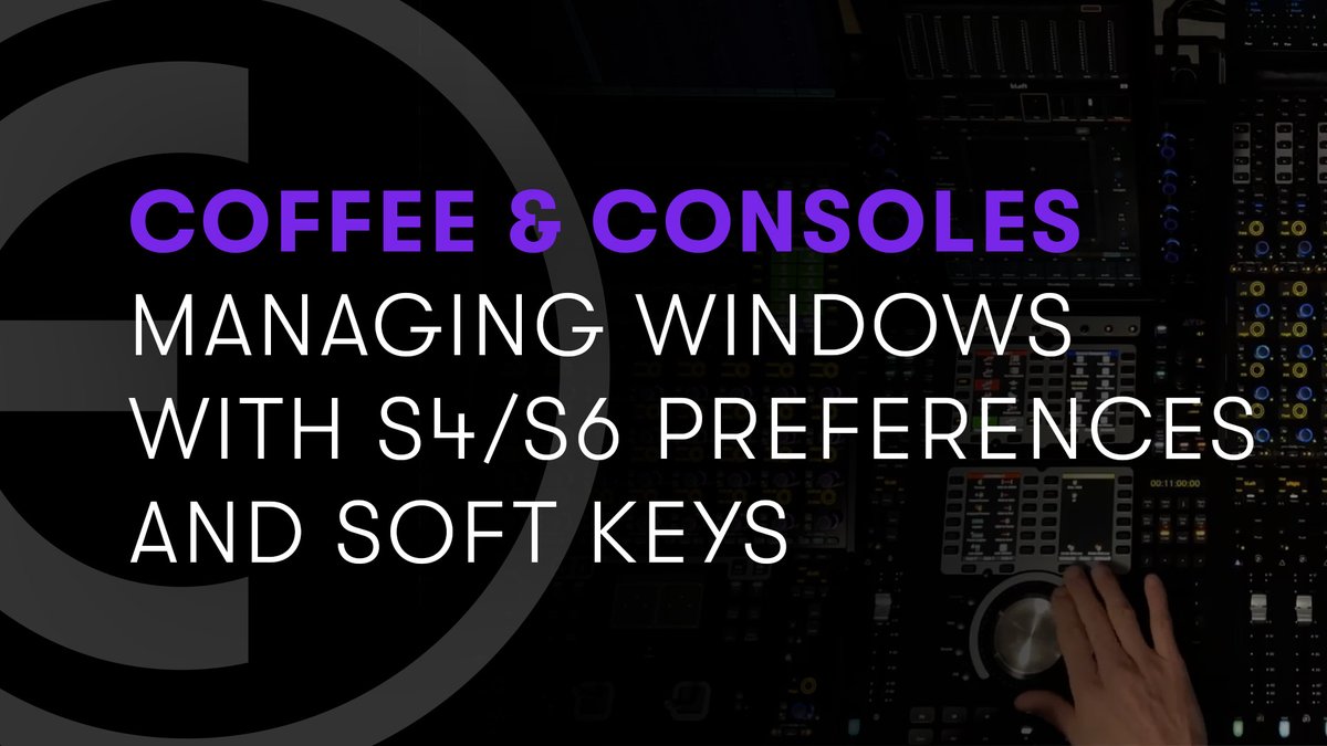 AvidProTools's tweet photo. ☕🎚️ Avid Coffee & Consoles: Managing windows with Avid S4/S6 preferences and soft keys
▶️ https://t.co/eYMF0fwAVN
#coffeeandconsoles #avids4 #avids6 #webinar #console #windows #softkeys #protools #avid https://t.co/KHllVVq94i