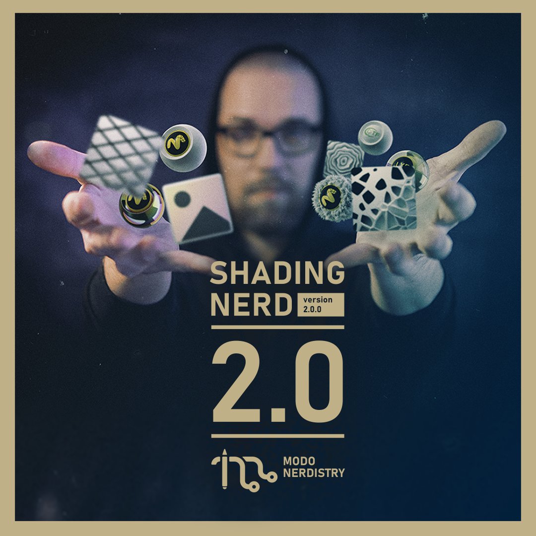 Shading Nerd 2.0 is out
youtube.com/playlist?list=…
It's a free update but if you can support development  additionally  via Paypal :)
Cheers!
<a href="/Vaughan3D/">Vaughan Solo</a> <a href="/ModoJapanGroup/">MODO JAPAN GROUP</a> <a href="/pixelfondue/">Pixel Fondue</a> <a href="/Snefer/">Tor Frick</a> (if you are still one leg in modo;) <a href="/AnimationItchy/">richard yot</a> @sm0luck @FriendzoLorenzo <a href="/modomagus/">Stephen Adrian Hill</a>