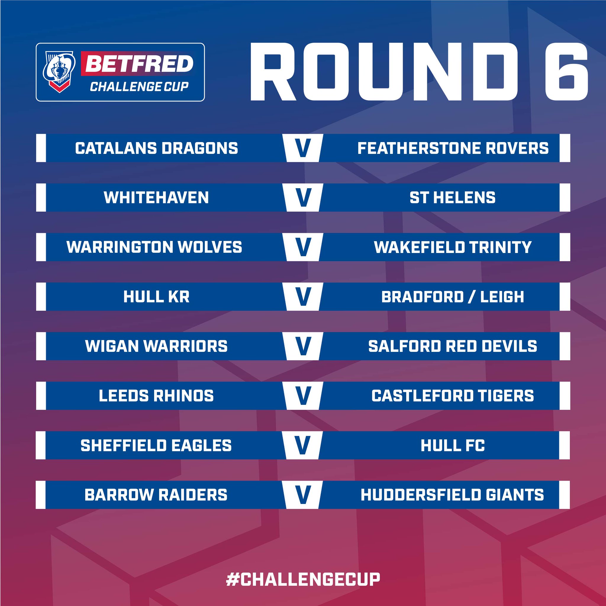 Betfred Challenge Cup on Twitter "📋🏆 Confirmation of your Betfred 
