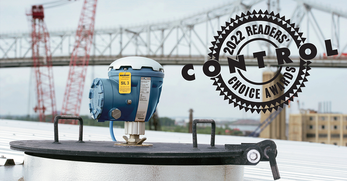Jessnikovsky's tweet photo. For the 21st year in a row, Emerson is announced winner of the category "Tank gauge, inventory-grade" in the 2022 Control Readers' Choice Awards. Voted by users, we are indeed very proud!https://t.co/i5b7rOcNCI

 #TankGauging https://t.co/koU045iFYa