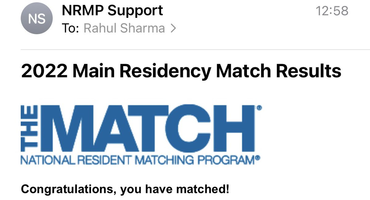 rshar04's tweet photo. Oh I forgot to tweet… I MATCHED #Match2022 #internalmedicine https://t.co/FWTBTTeWrC