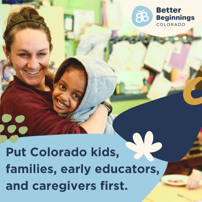 Parent_Possible's tweet photo. Make early childhood accessible for all Coloradans. 
Support HB22-1295 #HB1295 @COBeginnings https://t.co/fcObzdRDJd