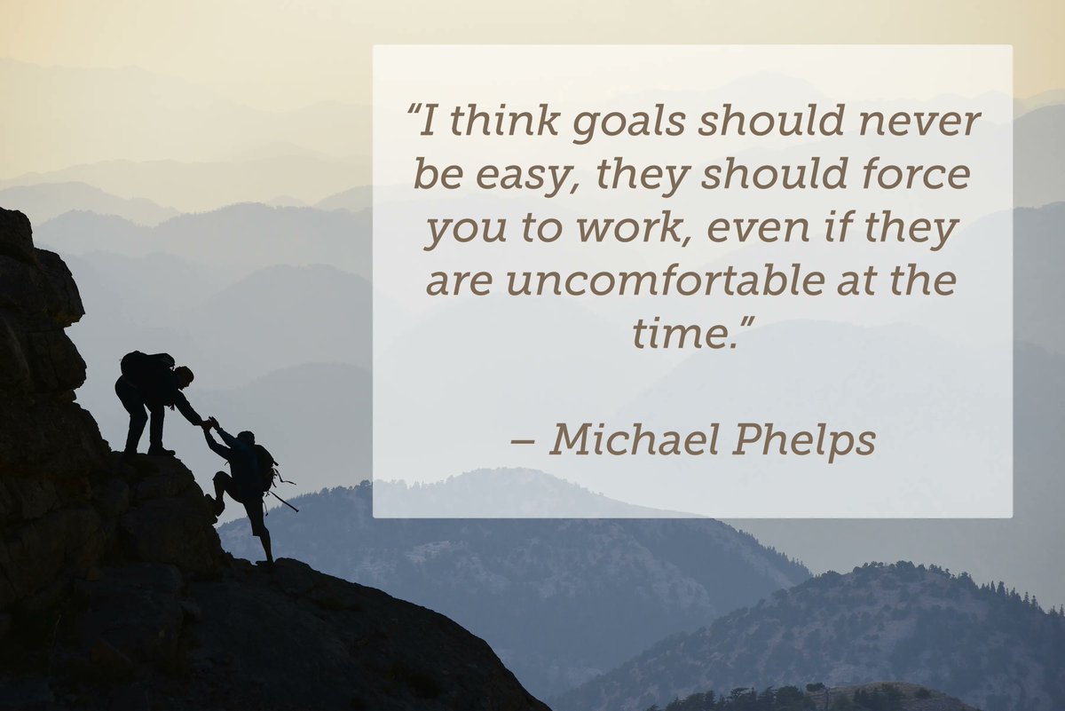 VNA_CHC's tweet photo. “I think goals should never be easy, they should force you to work, even if they are uncomfortable at the time.” – Michael Phelps
#MondayMotivation #goals #hardwork https://t.co/DJjLSN2wCD
