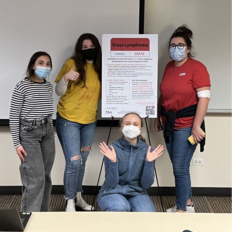 Through the Bateman Case Study Competition, PRAD students on "Team Beyond Blood" are working to spread awareness about lymphoma across campus and the city. 

Read more here: ow.ly/ZzCr50IiVpK
📸: Melania Toczko