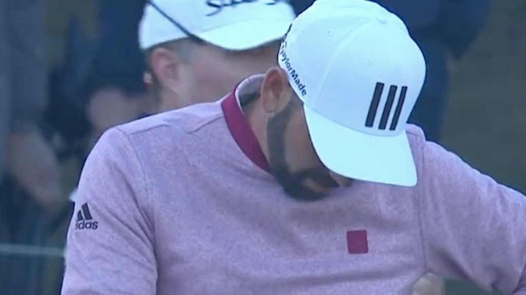 Mics picked up Sergio Garcia's very sad reaction to hitting his tee shot in the water on 17 at the Players https://t.co/Y024eiIdAm https://t.co/uTVymcjNZU