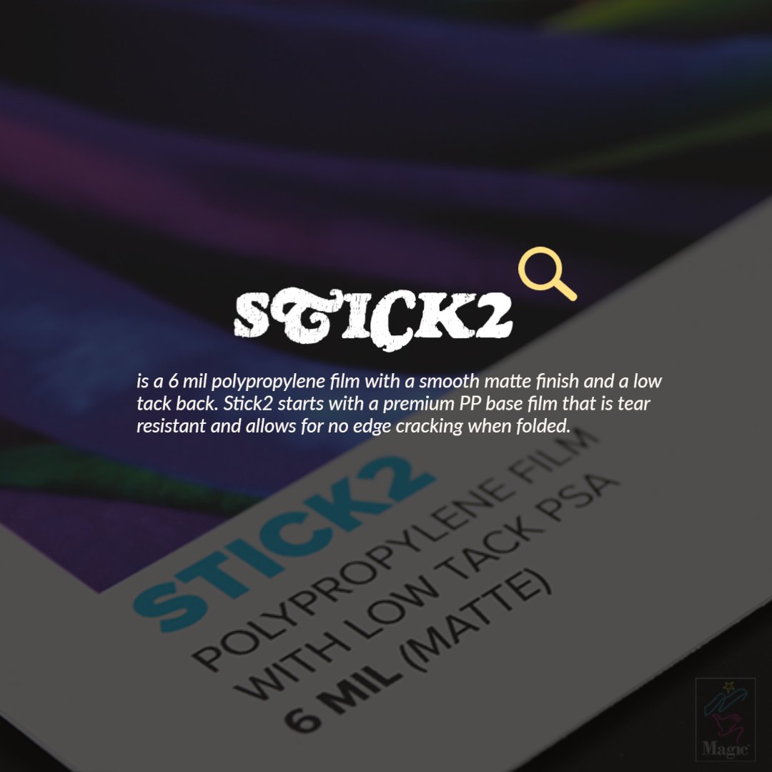MagicInkjet's tweet image. Magic Stick 2 remodels any indoor environment, colorfully and easily, one wall at a time. Look at Stick 2 key features and benefits w/ the link below 😊

Learn More Here ➩ bit.ly/MagicStick2
-
#WideFormatMedia #Wideformat #LargeFormat
