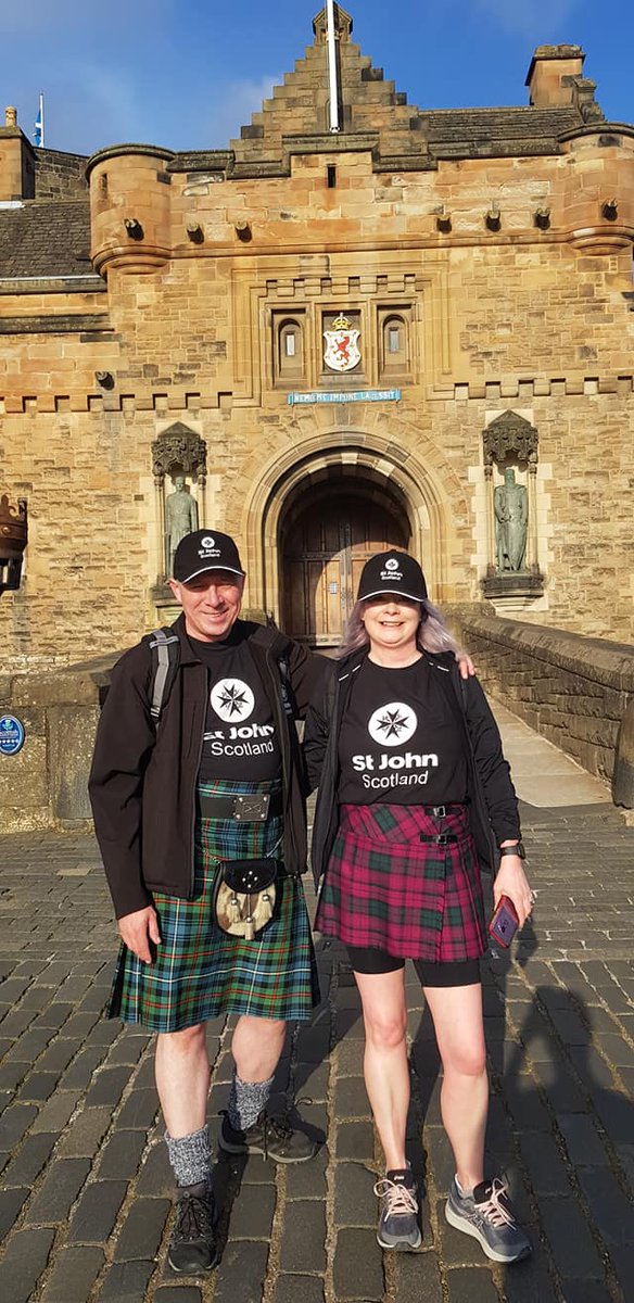 Congratulations to our volunteers Ian and Viv, who have donated a public access defibrillator to St Mary's Cathedral in Edinburgh!⁠ ⁠ They raised funds for the defib by taking part in last year's Virtual @thekiltwalk where they conquered 7 hills of Edinburgh in one day! 👣⁠