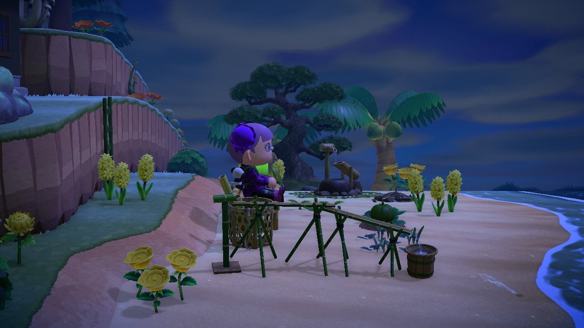 Spudtaz123's tweet photo. really starting to love trying to come up with different designs for my beaches #AnimalCrossing #ACNH #NintendoSwitch https://t.co/H1fSIZIXJW