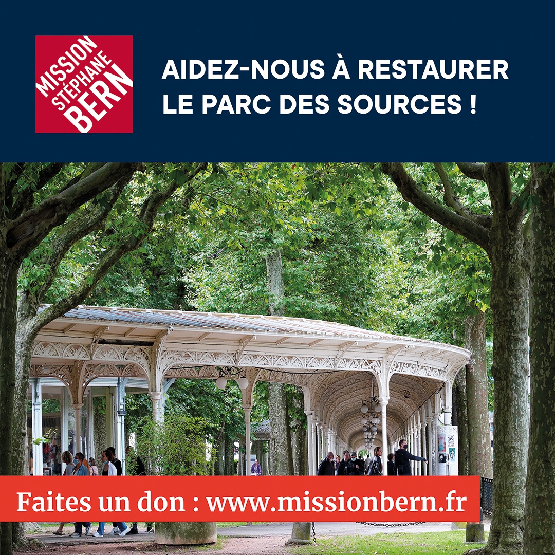 [#MissionPatrmoine2022] 🙌 La Ville de Vichy est heureuse que la Mission Patrimoine - <a href="/bernstephane/">Stéphane Bern</a> ait retenu le Parc des Sources pour bénéficier du soutien financier du Loto du Patrimoine 2022.