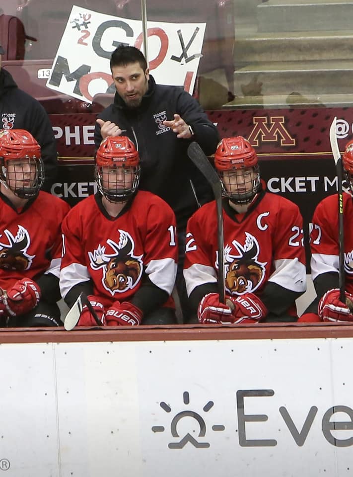 Congrats to @MAMLmoose Head Coach Eric Nelson for being named the Section 5A Coach of the Year! 

#MontiMoose