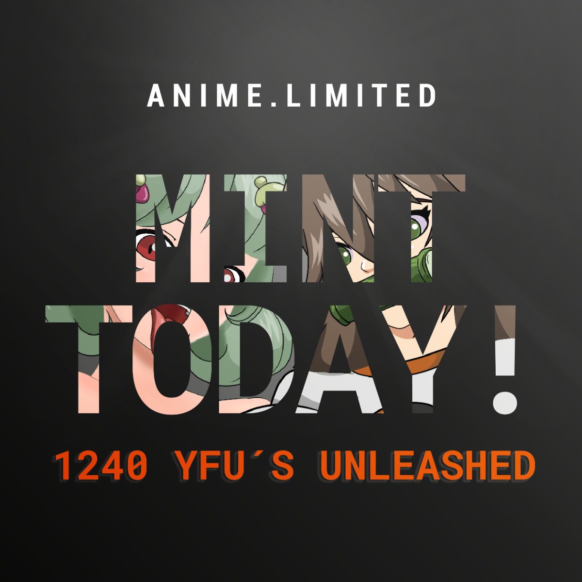 We are extremely excited to announce that the Public NFT Mint of Anime Limited “YFU Girls” TODAY!!🔥

Mint Phase 1 will occur on our site anime.limited (16:00 CST - 22:00 UTC)

More info on prices and phases here: 
animelimited.medium.com/anime-limited-…

LIKE AND RETWEET!🔥
#mint