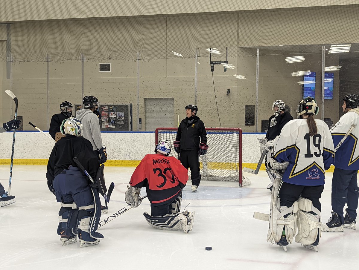 GoldInTheNetAB's tweet photo. Goalie Development Sessions in #YEG earlier this month with @GoldInTheNet founder, former #NHL #goalie coach, @GITNPerry, were great fun.
🏒
Much fun was had. Goalies learned and improved. And we enjoyed working with you!
THANKS to all who attended! 🙏
🥅
#BeaGOLDtender #hockey https://t.co/d0vwwnhWRF